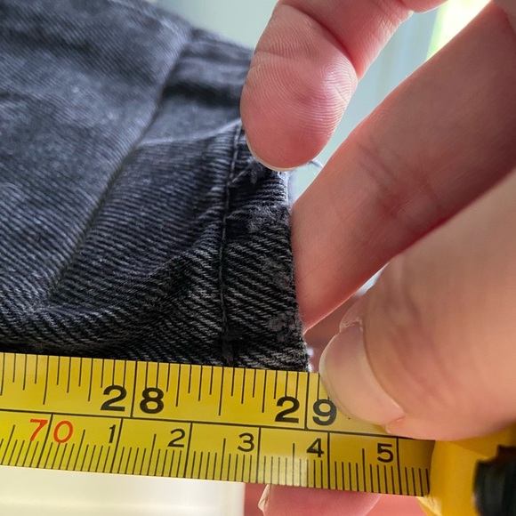 Reformation - Julia High Cigarette Jean - Size 23- Black Distressed - Picture 4 of 10